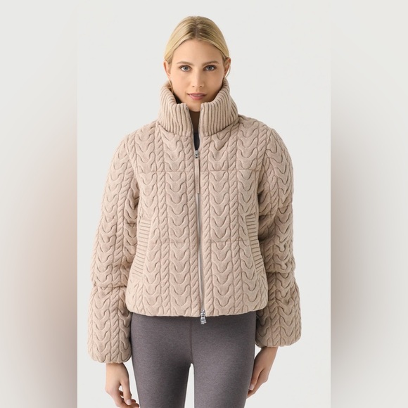 Varley Jackets & Blazers - Varley Cable Knit Puffer